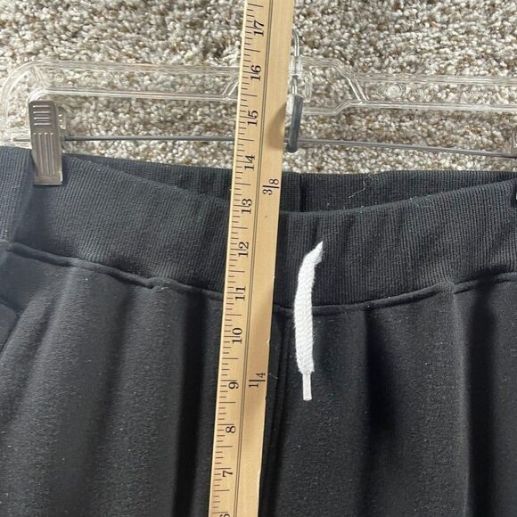 Southpole Pants Mens Large Black Fleece Sweatpants Streetwear Casual Logo Poly - Picture 4 of 11